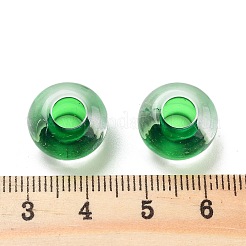 Transparentem Acryl europäischen Perlen&nbsp;TACR-P009-C01-04