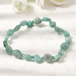 Bracciali di perline amazzonite naturali&nbsp;GG-CBA05D5-02A-07