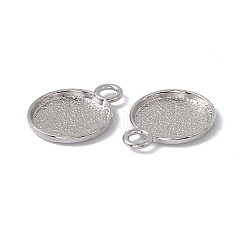 Impostazioni cabochon pendente in lega di placcatura a cremagliera&nbsp;FIND-I030-09P