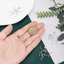 4 pièces 4 styles de pendentifs en laiton&nbsp;KK-PH0010-44P