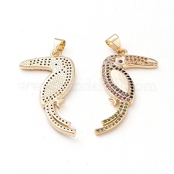 Pendentifs avec zircon cubiques à micro-pavés en laiton&nbsp;LS-ZIRC-L093-35G