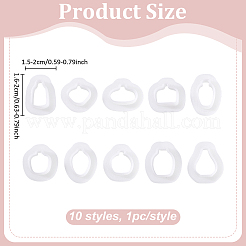 10 Stück Kunststoffformen&nbsp;DIY-WH0622-475