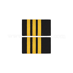 1 Paar Piloten-Epauletten aus Polyester&nbsp;DIY-BC0013-47A-01