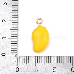 Pendenti smaltati in lega di frutta&nbsp;ENAM-P264-02I-G