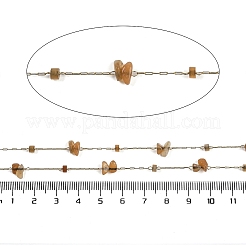 Ionenplattierung (IP) 316 chirurgische Edelstahlketten&nbsp;AJEW-Q153-01L
