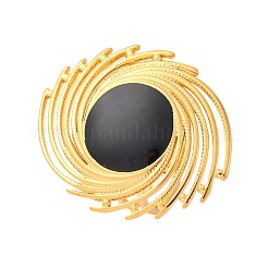 Bagues de manchette rondes en acier inoxydable 304 émaillé&nbsp;LS-RJEW-D306-29G