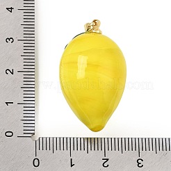 Colgantes artesanales de lampwork&nbsp;LA-CBA0C61-02G-02
