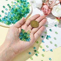 Perle di vetro trasparente 3 colori&nbsp;EGLA-TZ0001-02A