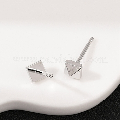 Messing Ohrstecker für Damen&nbsp;EJEW-G441-02P