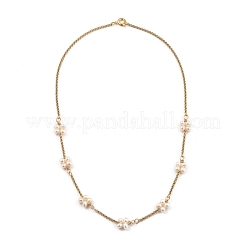 Pulseras y collares con cuentas conjuntos de joyas&nbsp;SJEW-JS01112