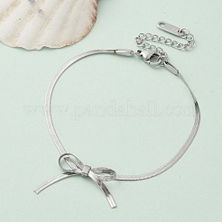304 Edelstahl Fischgrätenketten Armbänder&nbsp;BJEW-C084-01P