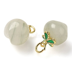 Natürliche Jade-Fruchtanhänger&nbsp;G-P550-24G