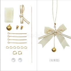 Kits de fabrication de pendentifs nœud papillon diy&nbsp;DIY-TAC0012-55