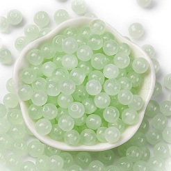 Nachahmung von Jadeglas-Saatperlen&nbsp;SEED-Z004-J8MM-09
