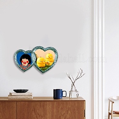 Doppelherz-Fotorahmen-Silikonformen&nbsp;LS-DIY-M039-14