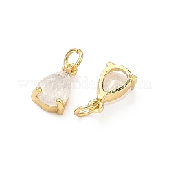 Pendentifs en laiton zircon cubique pavé&nbsp;KK-A291-06G-02