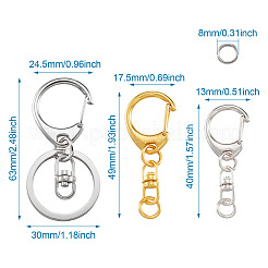 Kits de porte-clés bricolage&nbsp;KEYC-TA0003-05