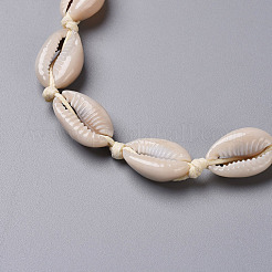 Collane girocollo conchiglia di ciprea&nbsp;X-NJEW-JN02388-01
