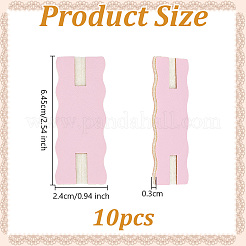 Cartes de présentation de collier en simili cuir PU&nbsp;LS-CDIS-WH0021-042C