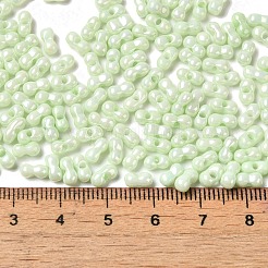 Colori opachi lustro perline di semi di vetro&nbsp;SEED-B001-01A-10