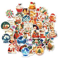 50 autocollant en papier sur le thème de Noël&nbsp;PW-WGFB5D6-01