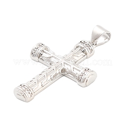 Pendentifs avec zircon cubiques à micro-pavés en laiton&nbsp;KK-H527-31P