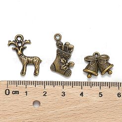 Stile misto natale pendenti della lega di stile tibetano&nbsp;TIBEP-F040-02AB