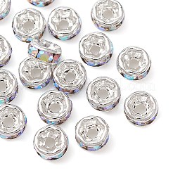Perline distanziatori strass in ottone&nbsp;RB-YW0001-04A-02S