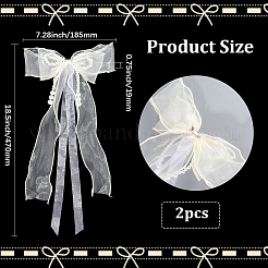 Bowknot-Spitzenbroschen für Kleidung&nbsp;JEWB-WH20014-06C