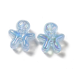 Placage uv perles acryliques irisées arc-en-ciel&nbsp;X-PACR-M002-11