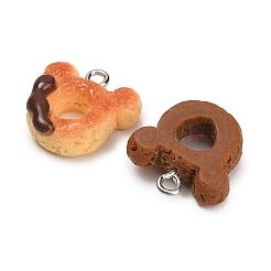 Anhänger in Donut-Optik aus undurchsichtigem Kunstharz&nbsp;RE-CBAF169-06B