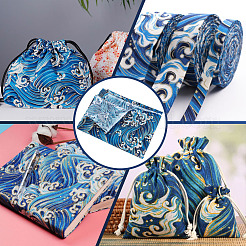 Tissu en coton de style japonais&nbsp;DIY-WH0589-004B-03