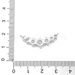 Pendentifs avec zircon cubiques à micro-pavés en laiton&nbsp;KK-Z128-01P