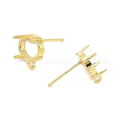 Messing Ohrstecker Zubehör&nbsp;KK-G547-03G