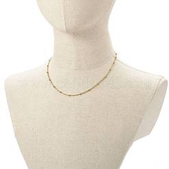 Collana con catene satellitari in acciaio inossidabile 304&nbsp;NJEW-JN03594-02