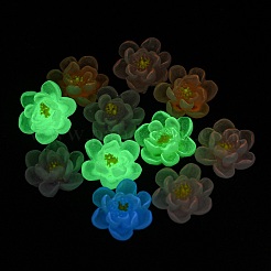 Cabochon decoden luminosi in resina epossidica trasparente&nbsp;CRES-M032-04C