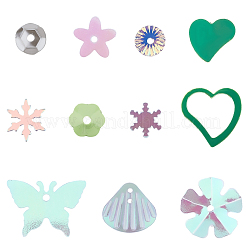 Perline di paillettes di plastica da 100 g&nbsp;PVC-CP0001-01C
