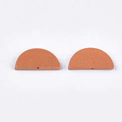 Perles de bois naturel peintes&nbsp;WOOD-T021-05B-09