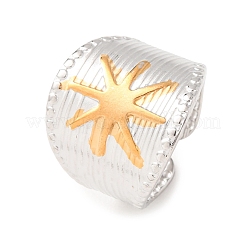 Anillos abiertos de acero inoxidable 304 para mujer&nbsp;SA-CBABC9E-05D-GP