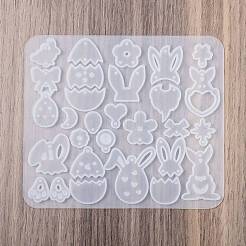 Moldes para colgantes de Pascua hechos a mano&nbsp;LS-AJEW-U023-01A