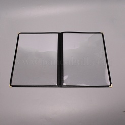 A4 kunststoff menü buchschutz&nbsp;AJEW-WH0300-01A
