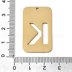 Pendentifs en acier inoxydable 304&nbsp;STAS-D200-01K-G