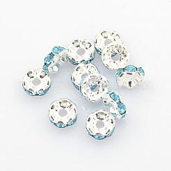 Grade ottone a strass distanziatore perline&nbsp;RSB028NF-13