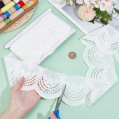 5 Yards Baumwollspitzenband mit Blumenmuster&nbsp;OCOR-MA0001-71