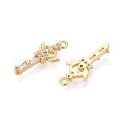 Ottone micro spianare pendenti zirconi&nbsp;X1-KK-N263-84G