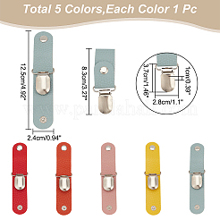 5 Stück 5 Farben Eisenhutclips&nbsp;FIND-WR0010-59A