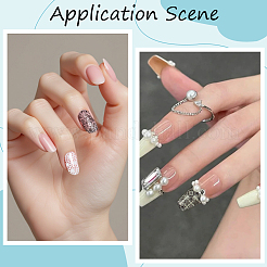 10 Rolle Nagelfolie mit Blumenmotiv aus Haustierspitze. Blumen-Transferpapier&nbsp;STIC-SP0001-19