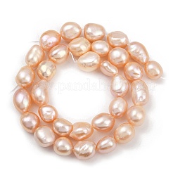 Brins de perles de culture d'eau douce naturelles&nbsp;PEAR-P064-20L-04B