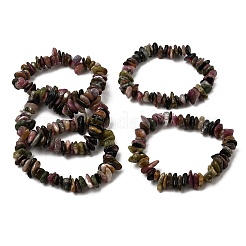 Braccialetti elasticizzati con perline di tormalina naturale multicolore&nbsp;GG-CBA0FEA-01C