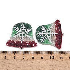 Pendentifs en acrylique imprimé opaque sur le thème de Noël&nbsp;OACR-B037-05